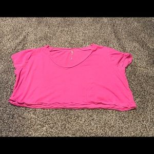 Free People oversized crop top